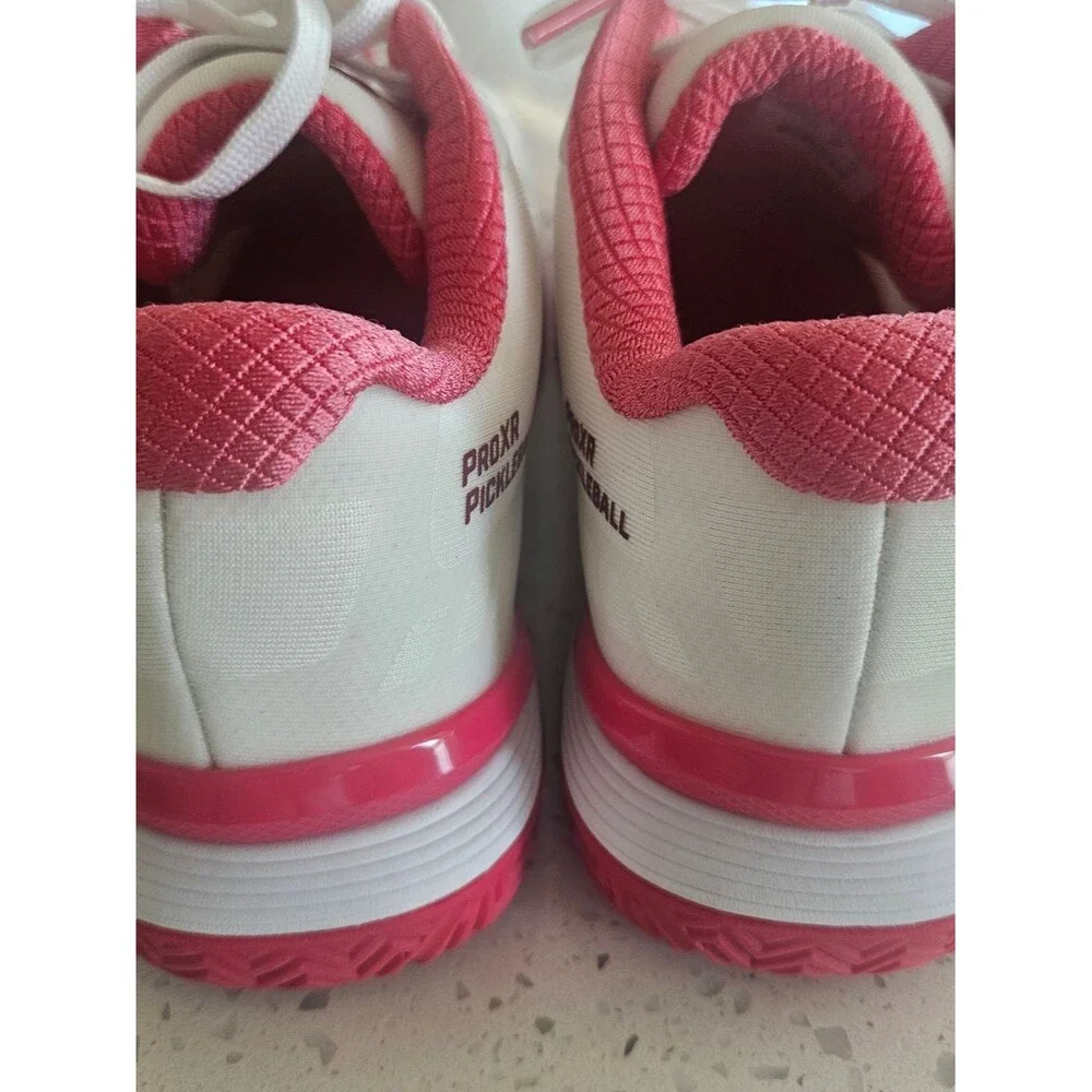 SQAIRZ Pickleball Women's White & Pink Court Shoes NEW